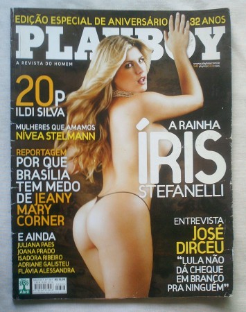 Playboy Rainha Ísis Stefanelli - 08/2007- Nº 387.