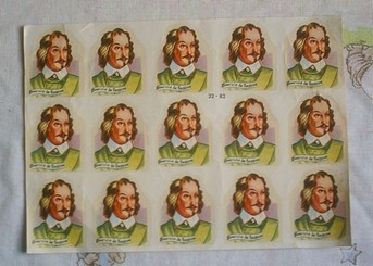 Decalcomanias Fontana - Ano de 1966- 15 figurinhas de Mauricio de Nassau- Raridade!!!