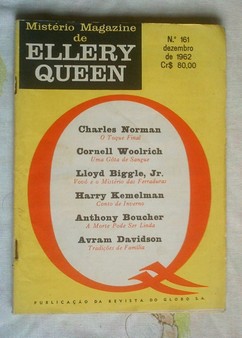 Mistério Magazine de Ellery Queen Nº 161 - Dezembro de 1962.